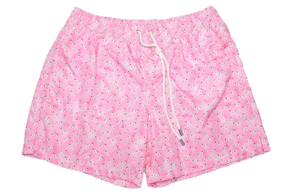 Fedeli Swim Short Madeira Airstop Pink Brown Dogs