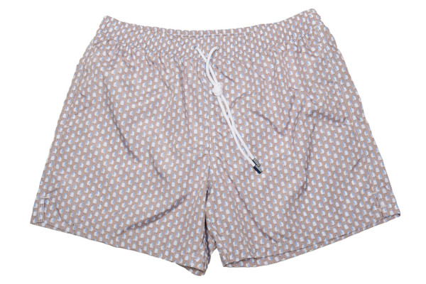 Fedeli Swim Short Madeira Airstop Brown Blue Penguin Fedeli Swim Short Madeira Airstop Brown Blue Penguin