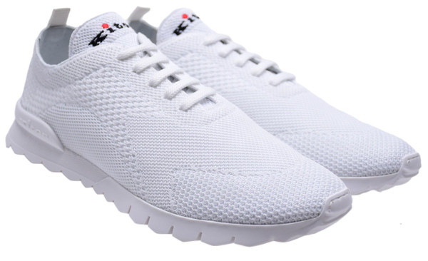 Kiton Sneakers Shoes FIT Cotton Knit White Kiton Sneakers Shoes FIT Cotton Knit White