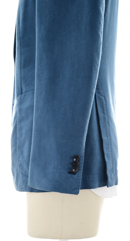 Boglioli 'K Jacket' Sport Coat Cotton Moleskin Blue