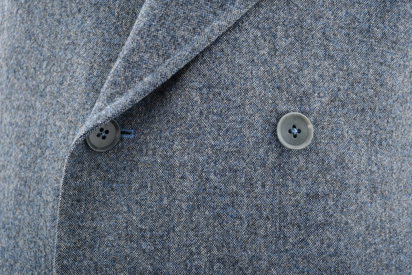 Isaia Napoli Suit Wool Cashmere Blue