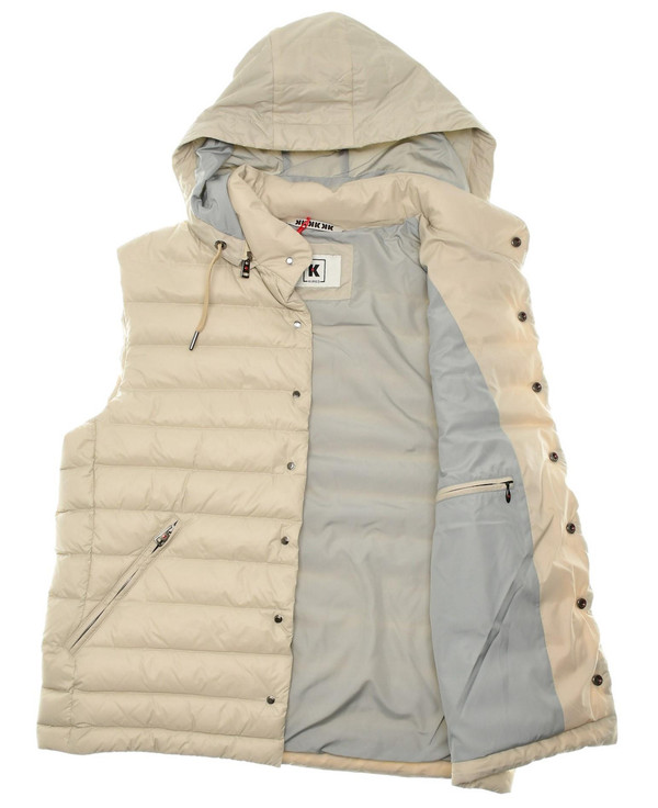 Kired by kiton Hooded Puffer Vest 