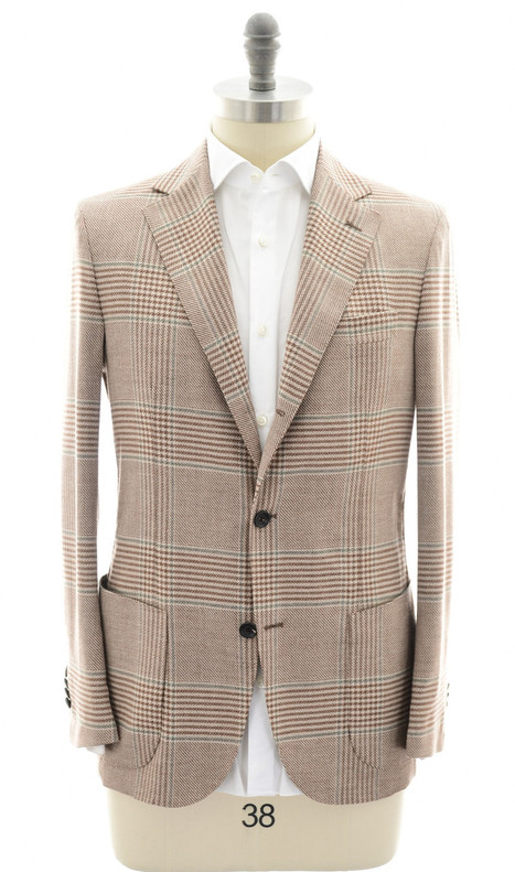 Sartorio by Kiton Brown Blue Plaid Wool Blend Sport Coat – Luxury Menswear Sartorio by Kiton Brown Blue Plaid Wool Blend Sport Coat – Luxury Menswear