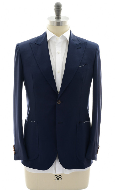 Sartorio by Kiton Blue Wool Sport Coat – Luxury Menswear Sartorio by Kiton Blue Wool Sport Coat – Luxury Menswear
