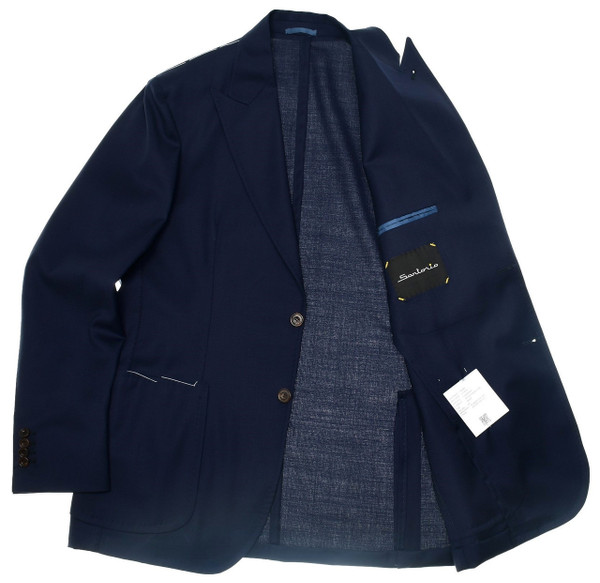 Sartorio by Kiton Blue Wool Sport Coat – Luxury Menswear