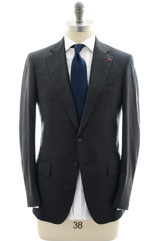 Isaia Gray Wool Suit Two Button Isaia Gray Wool Suit Two Button