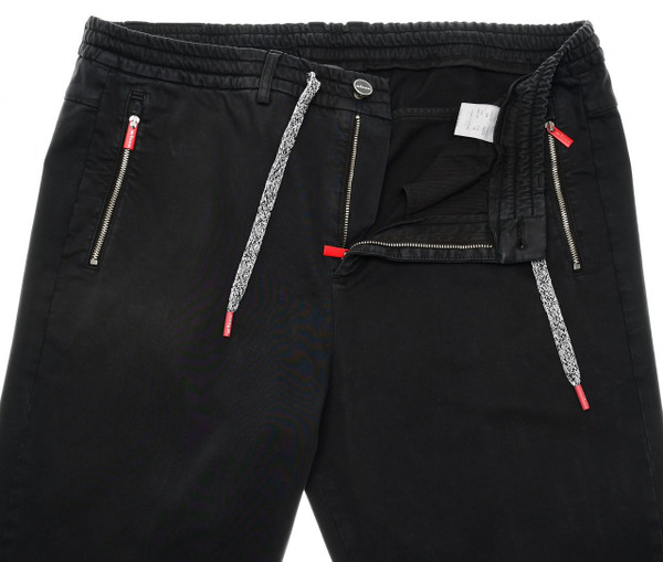 Kiton Black Joggers | Designer Sale | Luxury Menswear