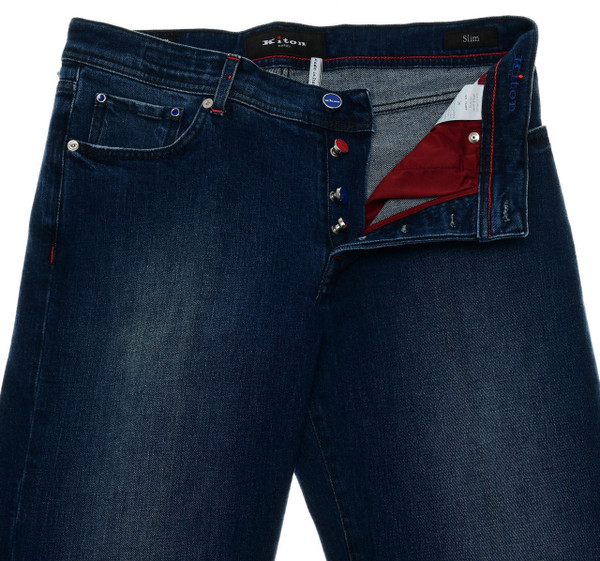Kiton Blue Denim Jeans | Exclusive Sale Prices | Luxury Menswear