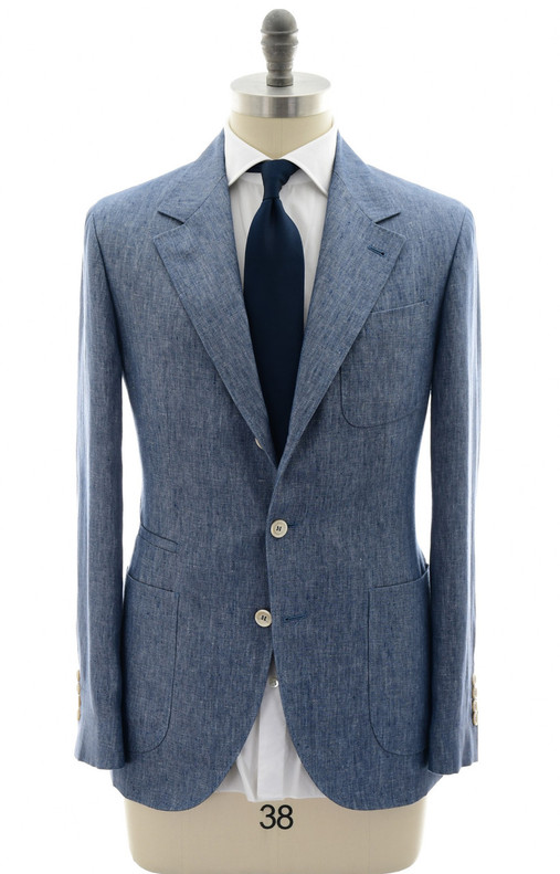 Brunello Cucinelli Blue Linen Suit Brunello Cucinelli Blue Linen Suit