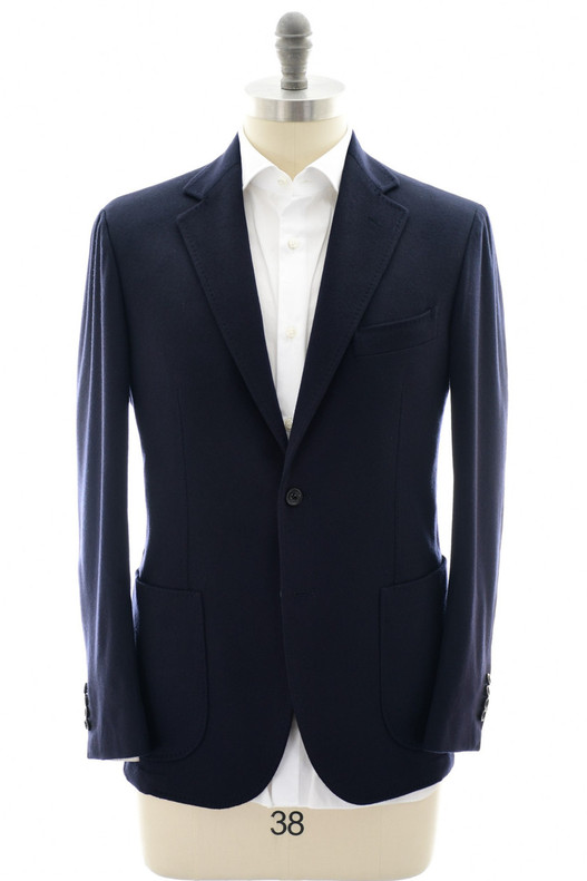 Sartorio Dark Blue Navy 100% Cashmere Sport Coat Sartorio Dark Blue Navy 100% Cashmere Sport Coat