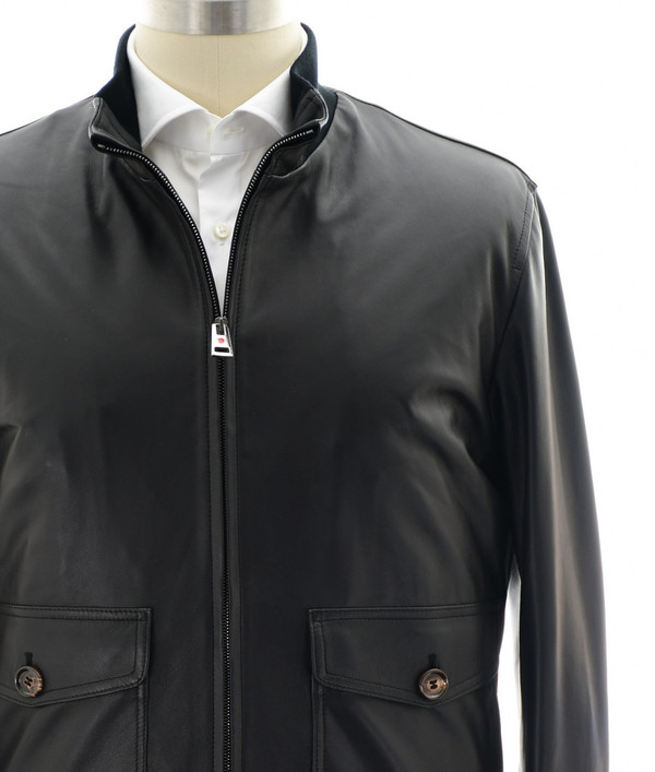Kired Black Bomber Jacket | Outlet Sale Prices | Luxury Menswear