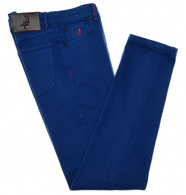 Kiton Blue Special Edition Plus One Jeans Cotton Stretch Denim