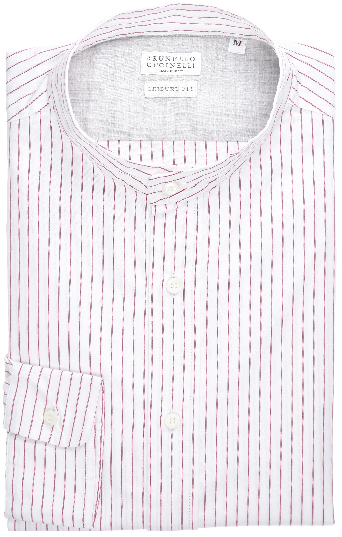 【美品】✨ BRUNELLO CUCINELLI モニーレシャツ　Lサイズ Brunello Cucinelli - Beige Linen Stripe Suit | Mitchell Stores