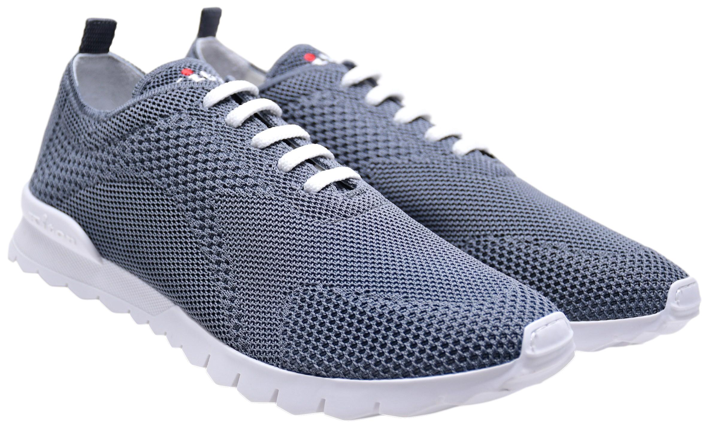 【送料&関税込】Kiton Fit Model Grey Sneakers Kiton Sneakers Shoes Gray