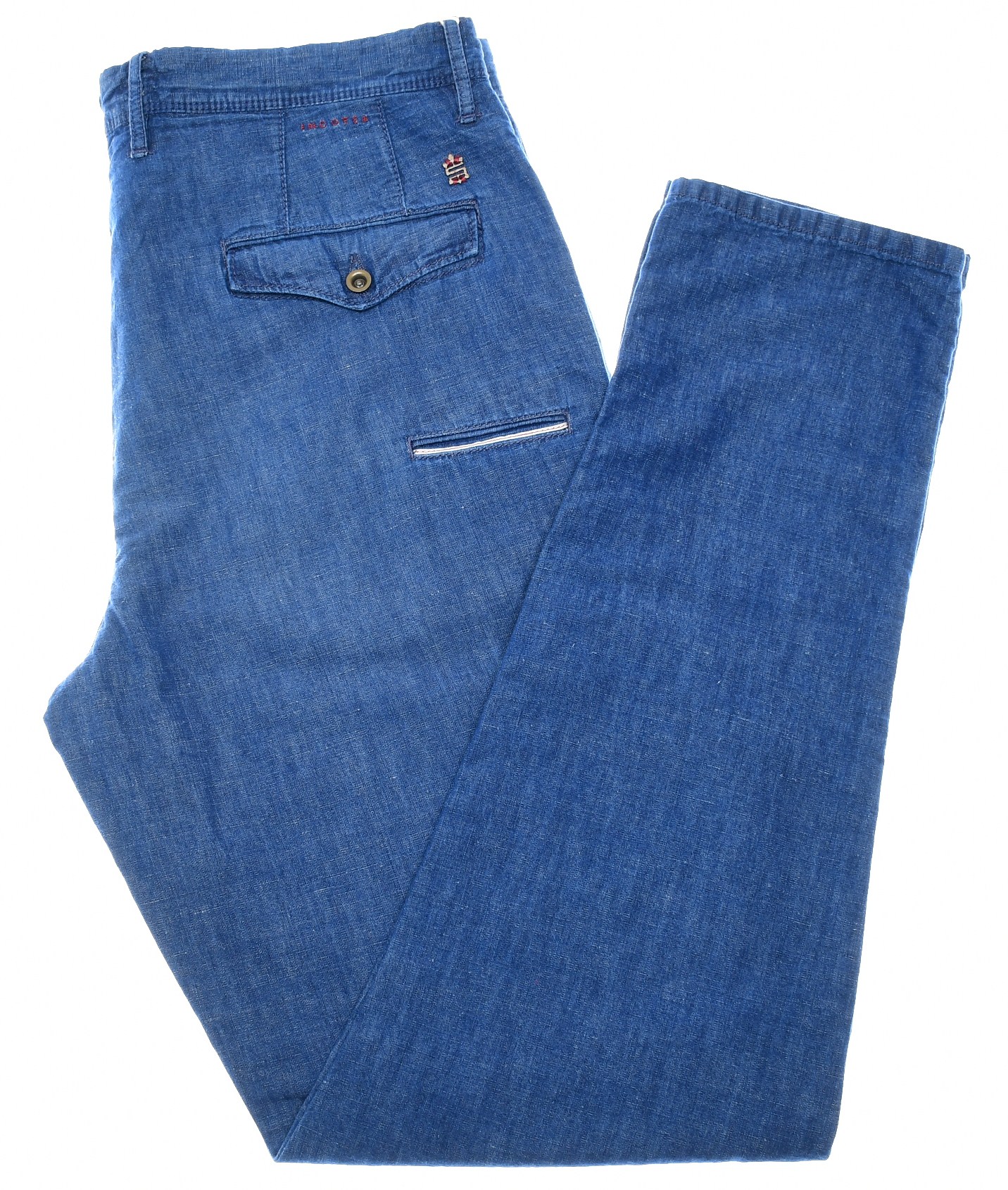 Incotex Pants Denim Look Blue