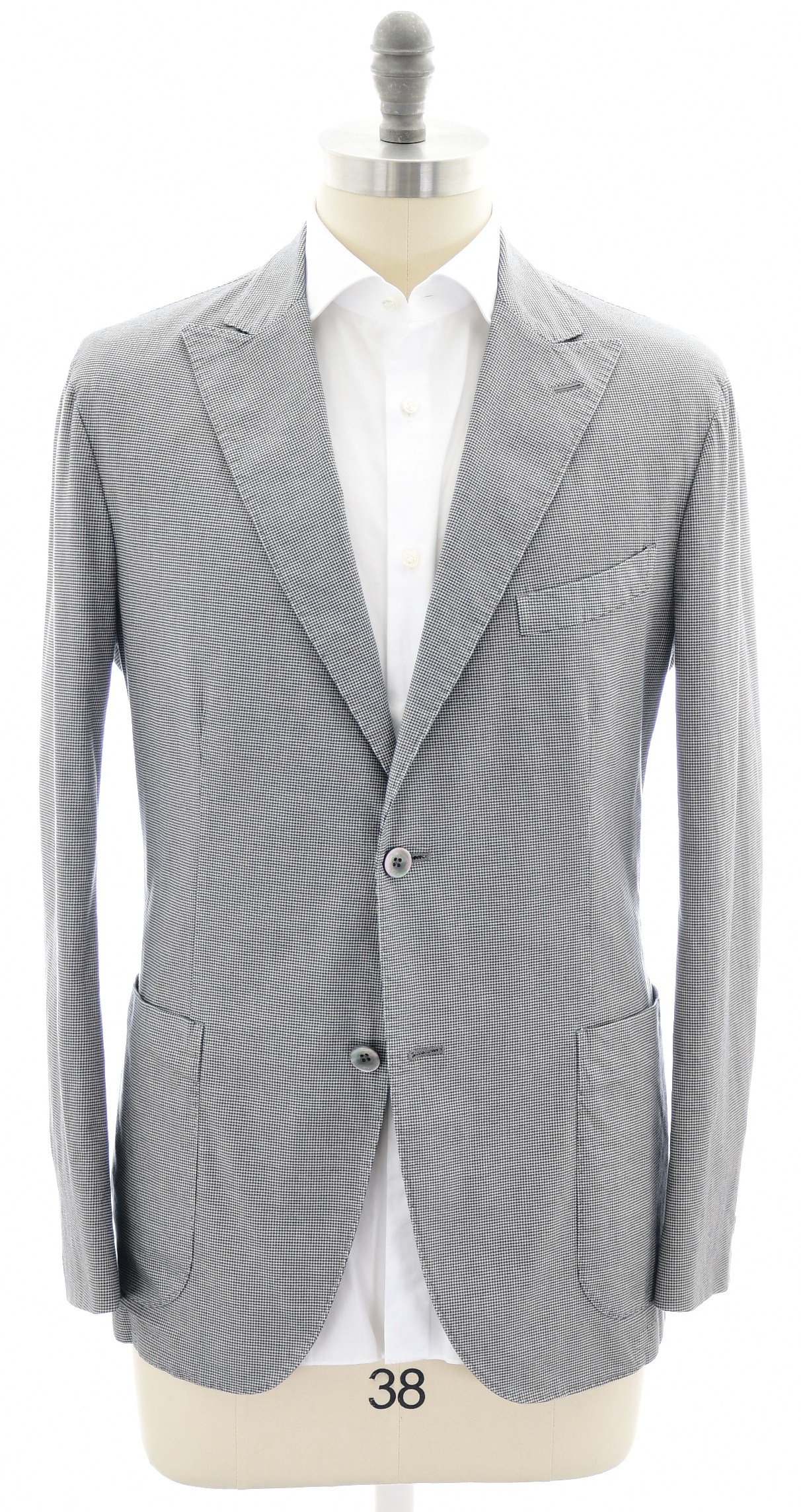 <美品> BOGLIOLI / HAMPTONモノトーン ツイードジャケット46 Boglioli Coat Jacket - Grey - Men | R3302GBDP421215 | thebs.com