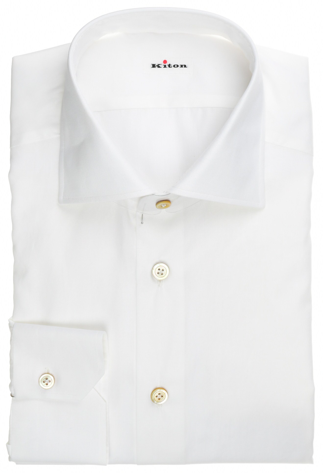 Louis Vuitton Slim Shirt with Micro Design White. Size 42