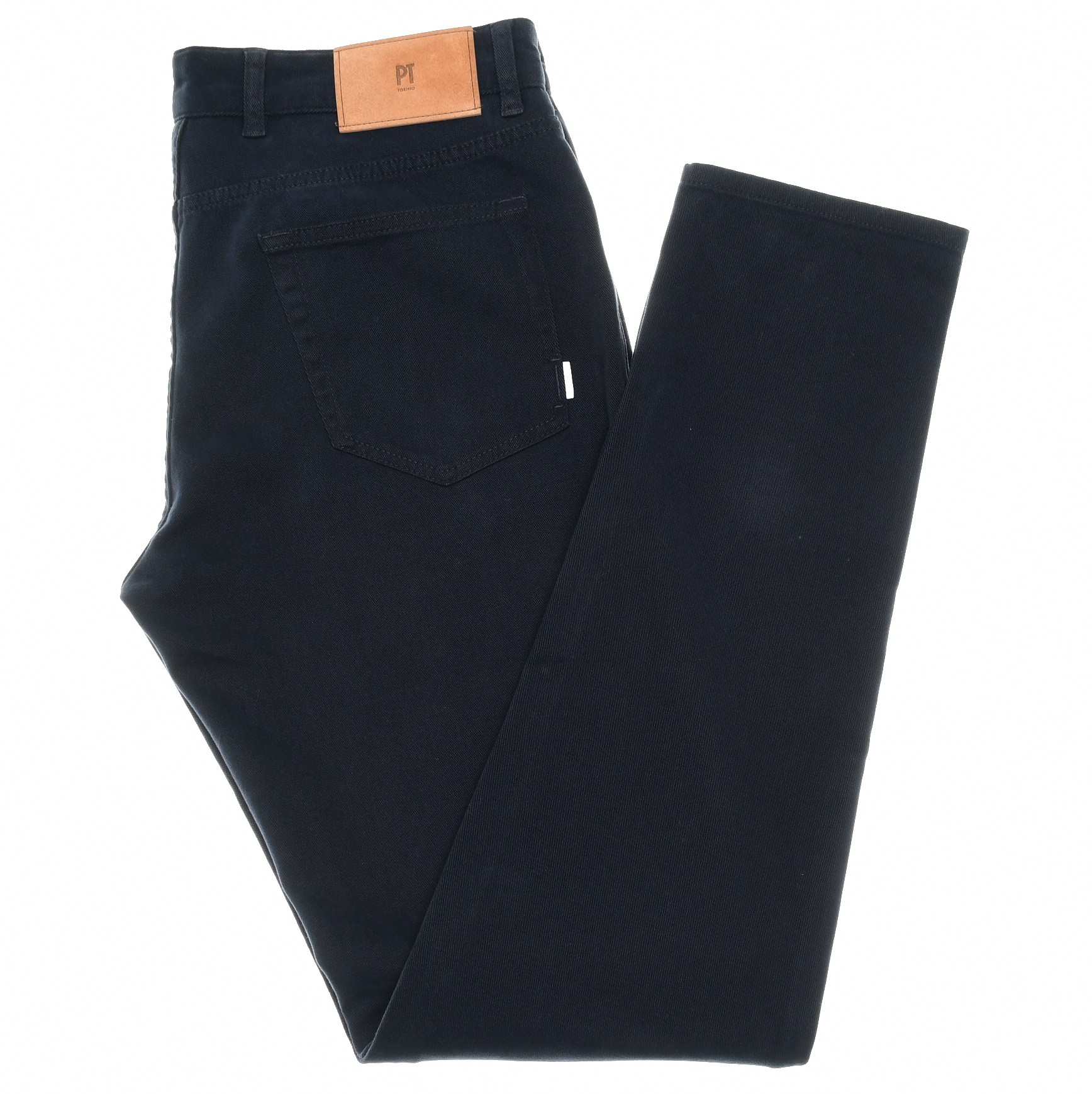 PT Torino Swing 5 Pocket Pants Jeans Soft Brushed Twill Dark Blue