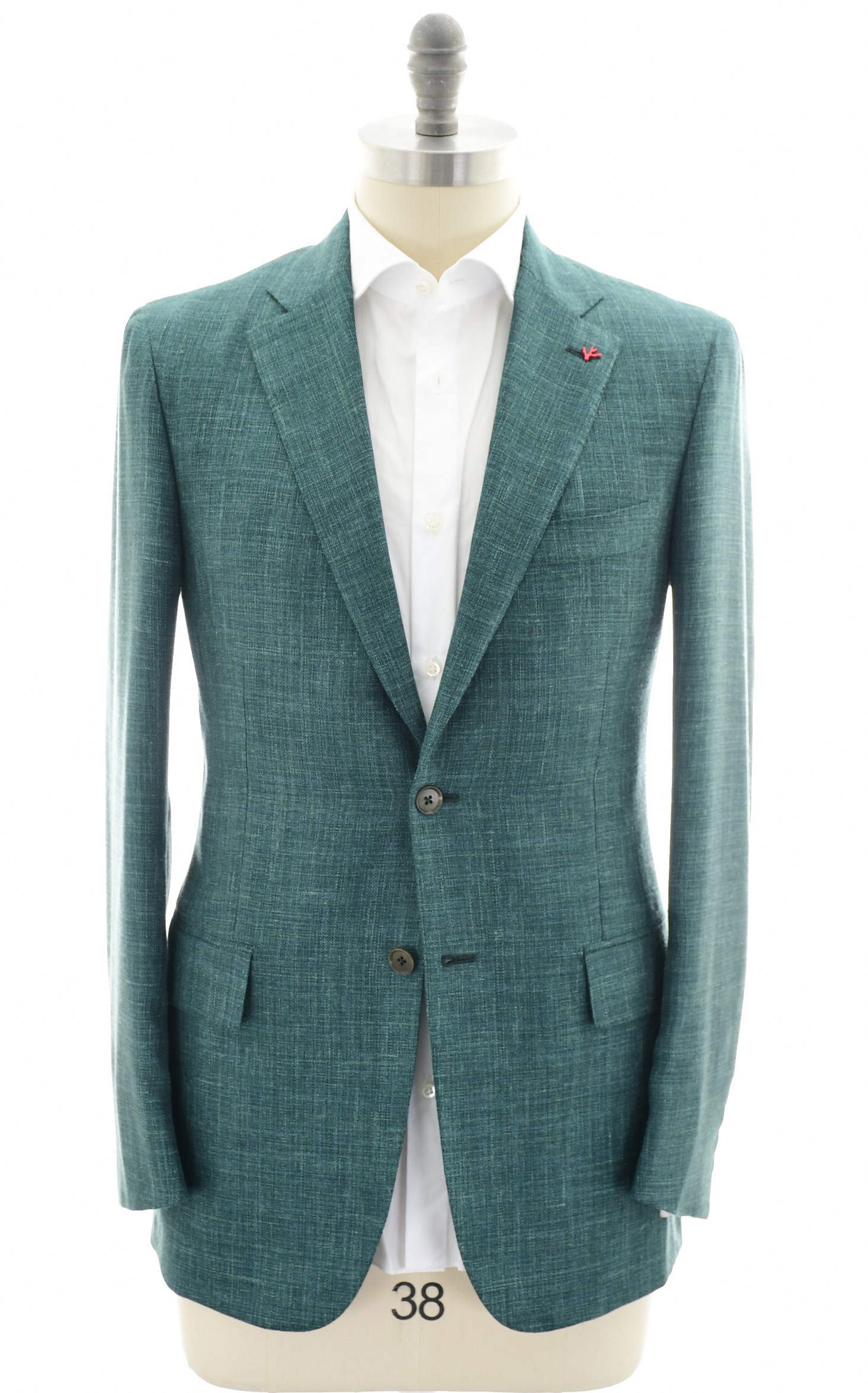 【美品】ISAIA tailored jacket green size 46 DSC_5690.1__53844.1712511062.
