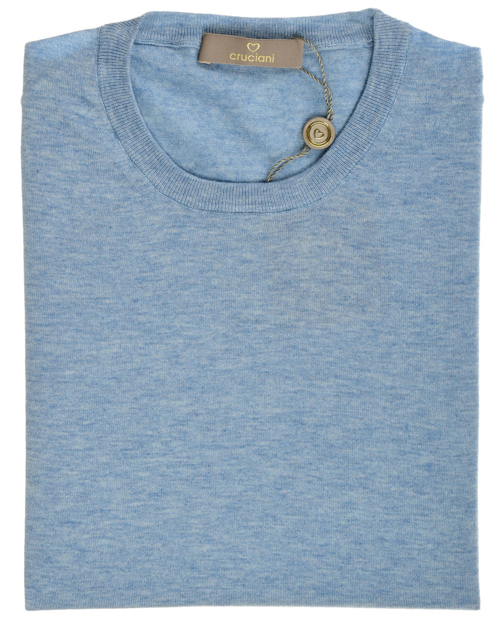Cruciani Blue Crewneck – Men