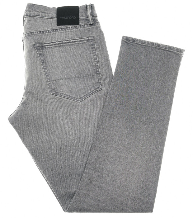 Tom Ford Jeans Slim Fit Selvedge Gray