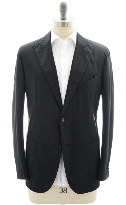 Boglioli 'K Jacket' Sport Coat Cotton Stretch Black