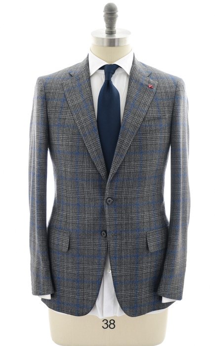 ISAIA フランネル　スーツ　44 Isaia Regular-Fit Wool Suit – Top Shelf Apparel