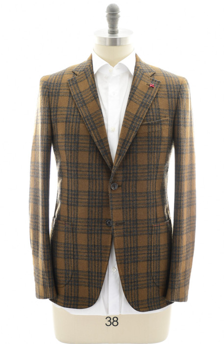 ISAIA 2022 CORTINA チェック ジャケット 美品 46 DSC_3921.1__21676.1717375640.