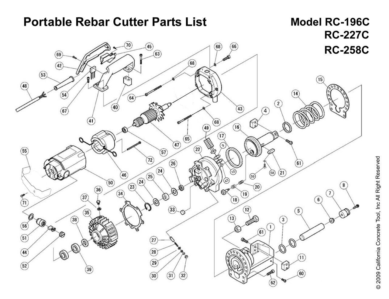 RC-227C Parts Diagram