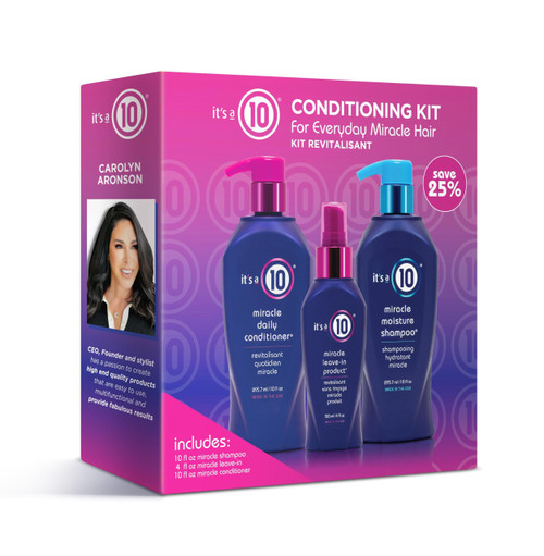 It's a 10 Miracle Conditioning Trio Kit