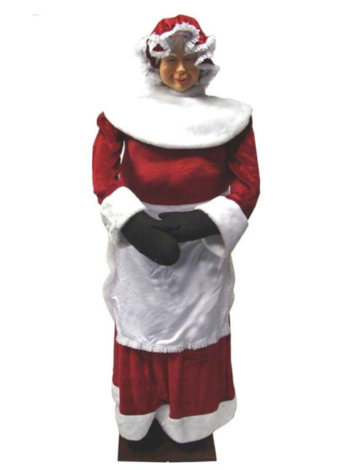 Vickerman Mrs. Santa Standing or Sitting, 5-Feet 8-Inch