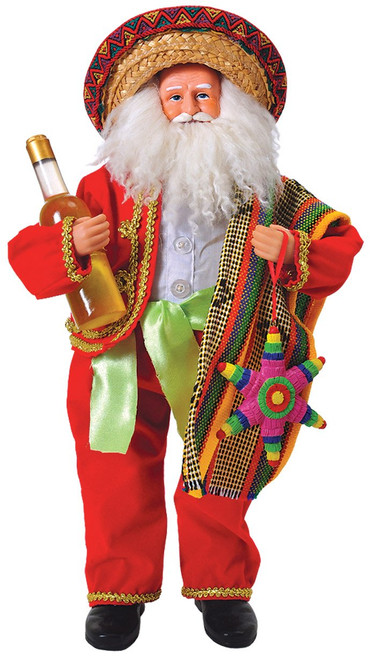 Santa's Workshop 9310 Mexican Santa Figurine, 18"
