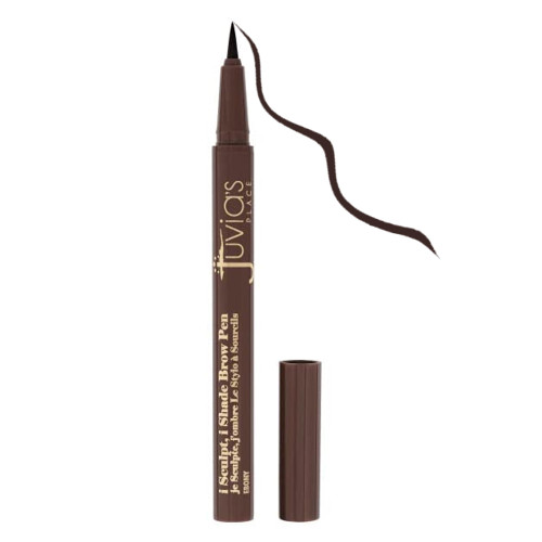 Juvia's Place iSculpt, iShade Eyebrow Pen - Brow Contour Pen, Eye Brow Definer, Waterproof Eyebrow Shaper, Eyebrow Filler Makeup, Long-lasting Brow Liner Makeup (Ebony)