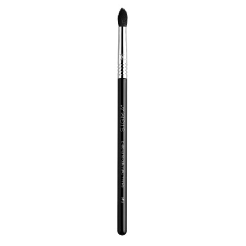 Sigma Beauty Professional E45 Eye Makeup Brush – Small Tapered Eyeshadow Blending Brush with SigmaTech® fibers for Seamless Eyeshadow Blending, Pointed Eyeshadow Brush for the Perfect Cut Crease