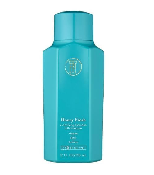 TPH BY~TARAJI Honey Fresh Aloe Vera Clarifying Shampoo for Buildup & Oily Hair | Moisturizing & Hydrating | Honey & Willowbark | Sulfate Free, 12 fl. oz.