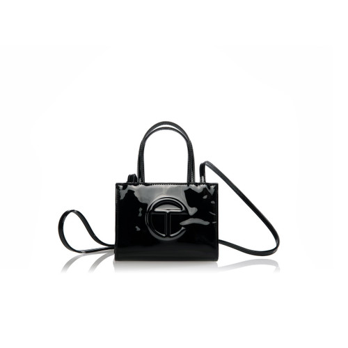 TELFAR Small Shopping Bag - Black Patent