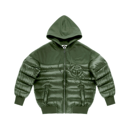 TELFAR Puff Hoodie - Green (Medium/Large)