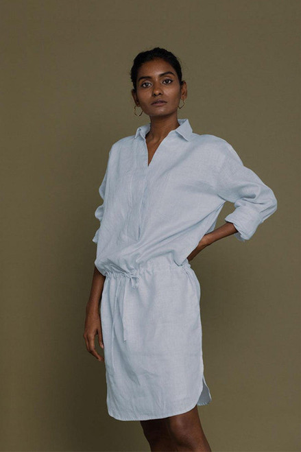 Meet Me by the Cliff Dress in Blue