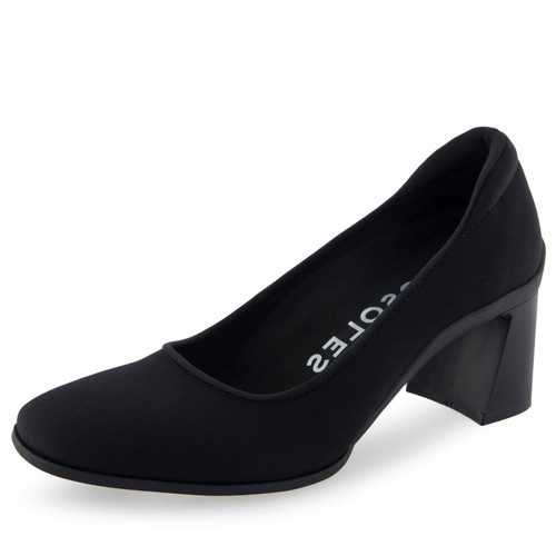 Aerosoles Women's Casta Pump, Black Stretch, 10 Wide