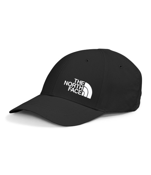 THE NORTH FACE Women's Horizon Hat | Classic Fit Ball Cap with Ponytail Hole, FlashDry-Pro Sweatband & Breathable Mesh Panels, TNF Black, Large/X-Large