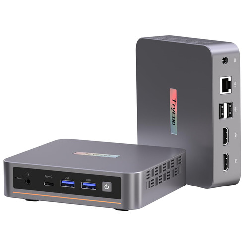 Trycoo Mini PC Computers 13th Twin Lake N150 (Turbo 3.6GHz), 16GB DDR4 512GB SSD, WI6 Desktop Mini Computer with Type-C, Dual HDMI, RJ45 LAN Ethernet, 4K Triple Display, WiFi5, BT4.2