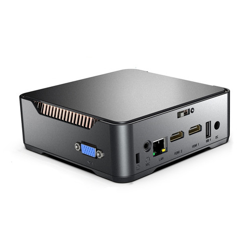 GK3Plus N100 8G+128G US Plug 12th Intel Alderlake Dual HDMI+VGA Triple Display 4K HD Pocket Mini PC