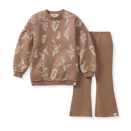 Burt's Bees Baby - Baby Girls Top and Pant Set, Tunic and Leggings Bundle, 100% Organic Cotton