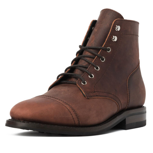 Thursday Boot Company Men's Captain Rugged and Resilient Cap Toe Boot, Arizona Adobe, 6.5