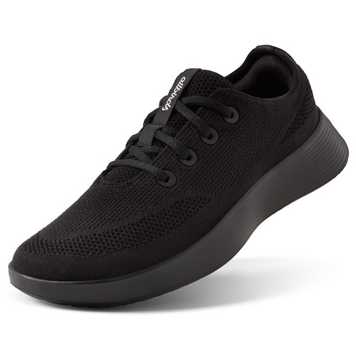 Allbirds Men's Tree Runner Go Everyday Sneakers - Natural Black (Natural Black Sole) - 14 Medium