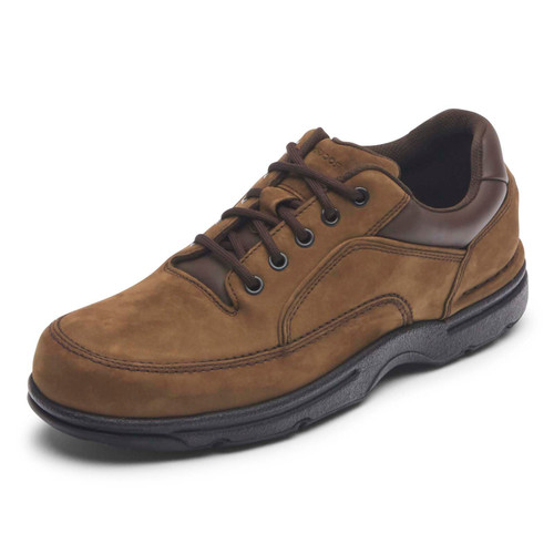 Rockport Men's Eureka Walking Shoe, Chocolate Nubuck, 10.5 X-Wide