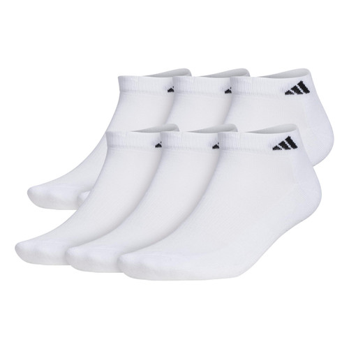 adidas Mens Athletic Cushioned Low Cut Ankle Socks (6-Pair Pack)