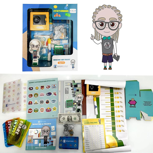 Educational Science STEM Kit for Kids Ages 6–8- Gift for Boys & Girls (Finance stem Kit)