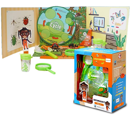 Educational Science STEM Kit for Kids Ages 6–8- Gift for Boys & Girls (Willow Entomology)