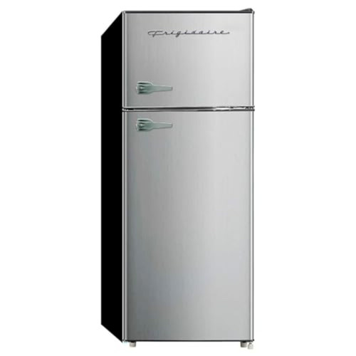 Frigidaire, 2 Door Apartment Size Refrigerator/Freezer Combo, 7.5 cu ft, Platinum Series, Stainless, 23" D x 21.5" W x 55.5" H